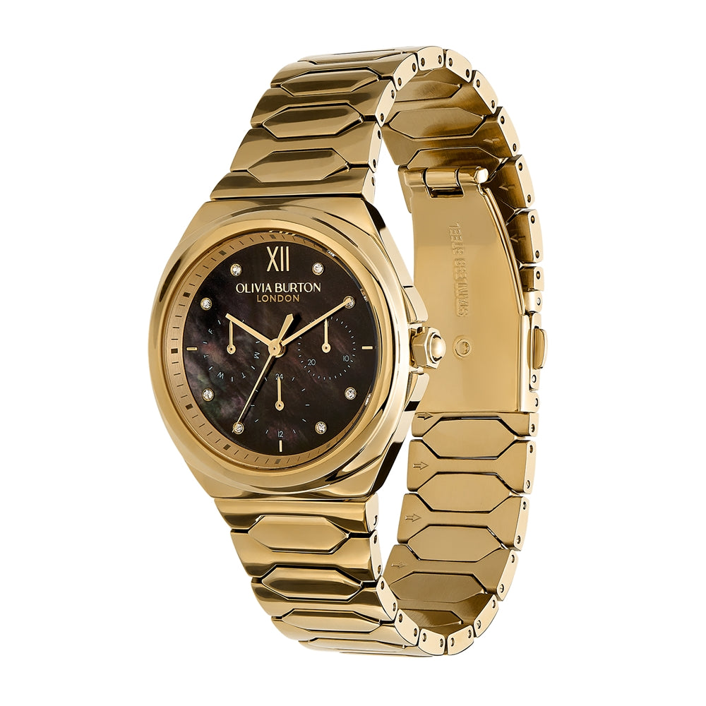 Olivia Burton Gold IP Lustre Watch 