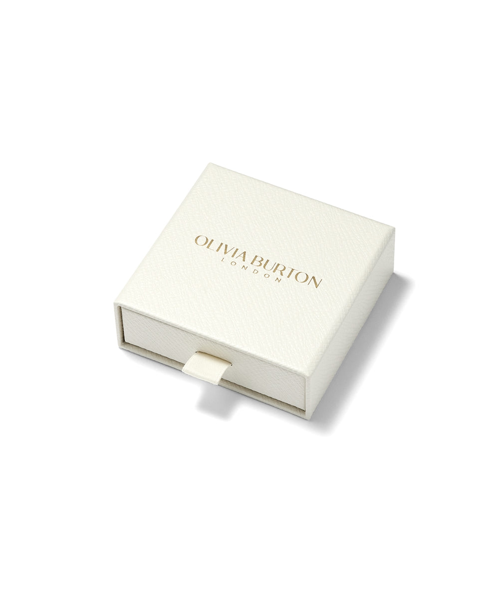 Olivia Burton Honeycomb Gold IP Slim Cuff Bracelet 