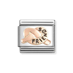 Nomination Rose Gold Friends Knot Charm
