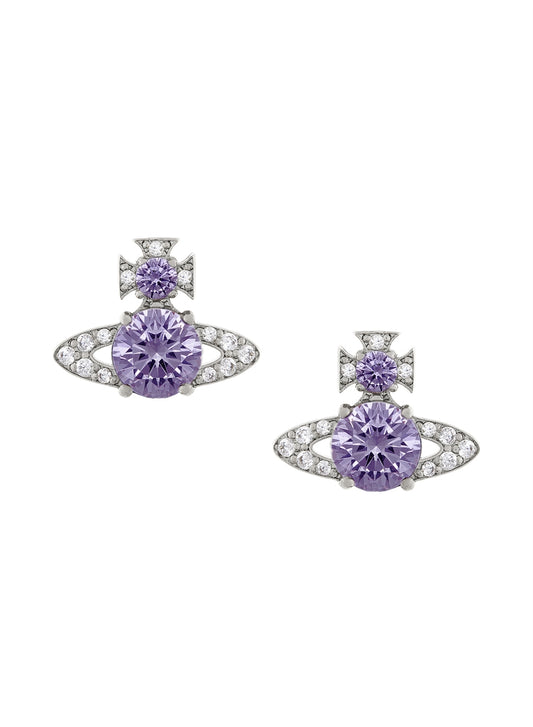Vivienne Westwood Silver Lavender Ismene Earrings