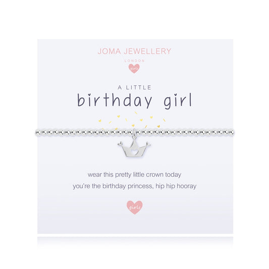 Joma A Little Birthday Girl Crown Childrens Bracelet