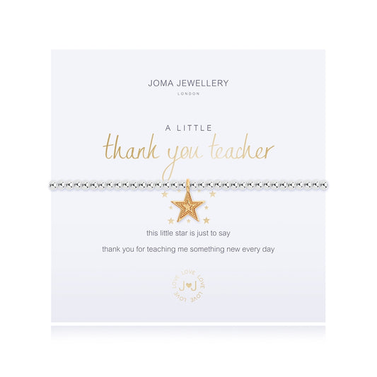 Joma A Little Thank You Teacher Bracelet