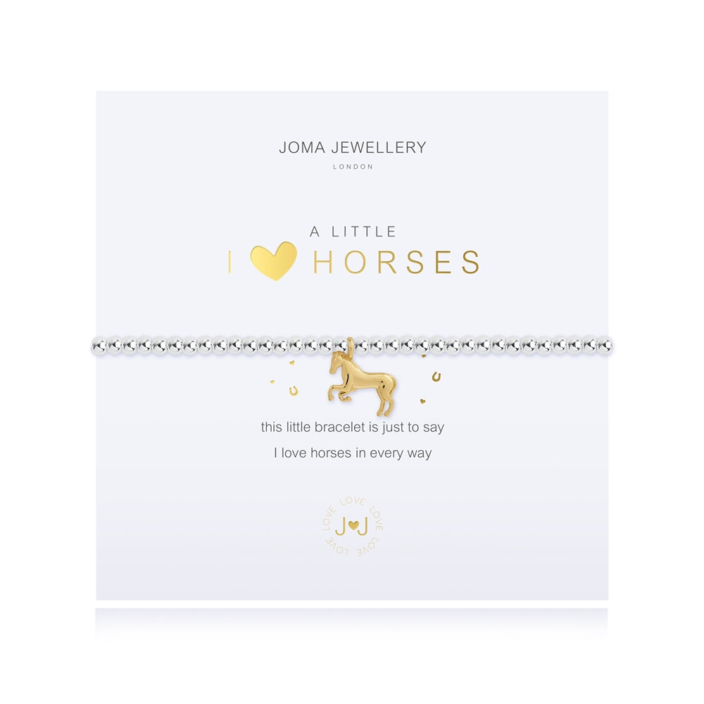 Joma A Little I Love Horses Bracelet