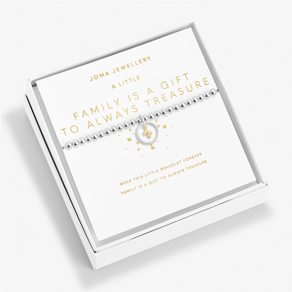 Joma Boxed A Little Family Is A Gift Bracelet