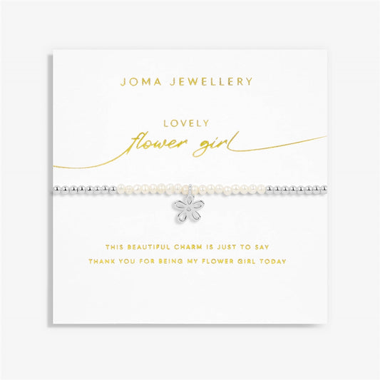 Joma Pearl Flower Girl Bracelet