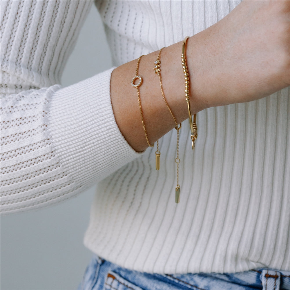 Seek + Find Hope Silver Bracelet