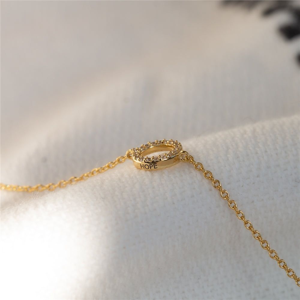Seek + Find Hope Silver Bracelet