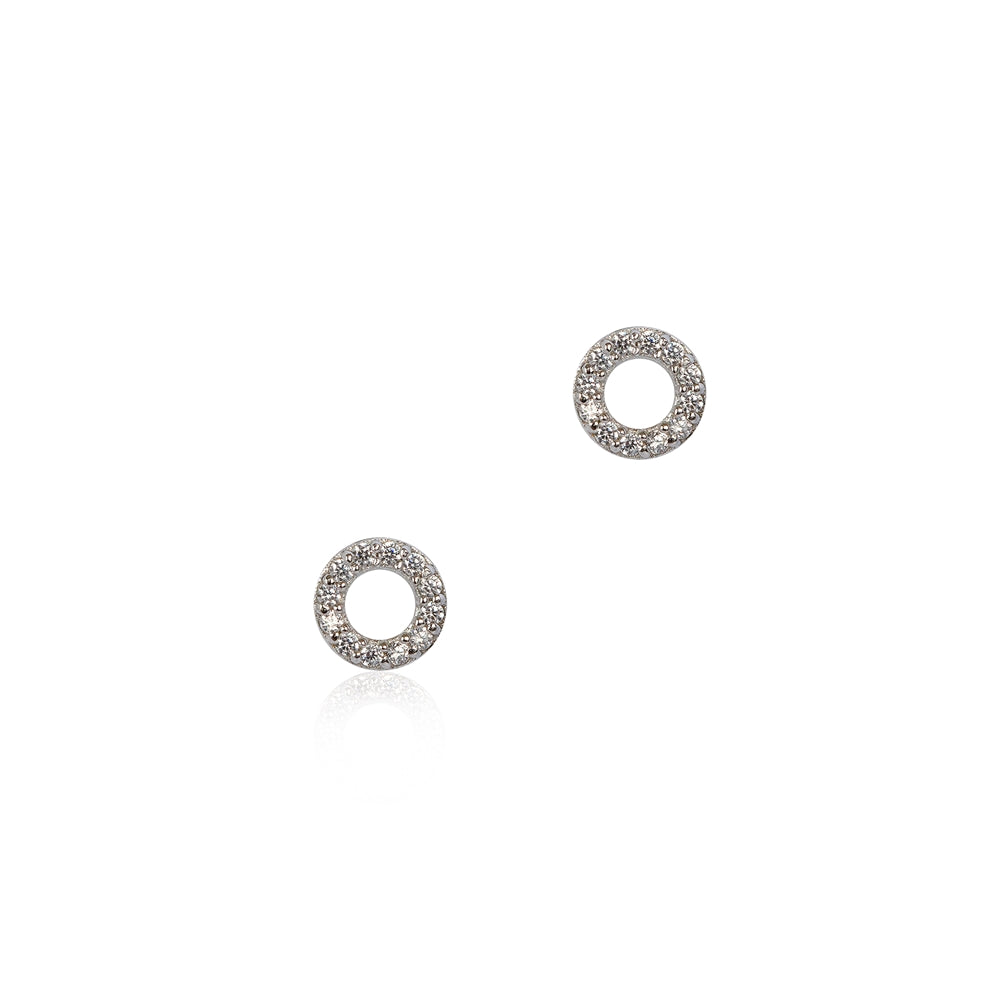 Seek + Find Hope Silver Studs