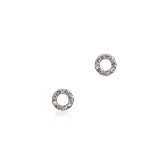 Seek + Find Hope Silver Studs