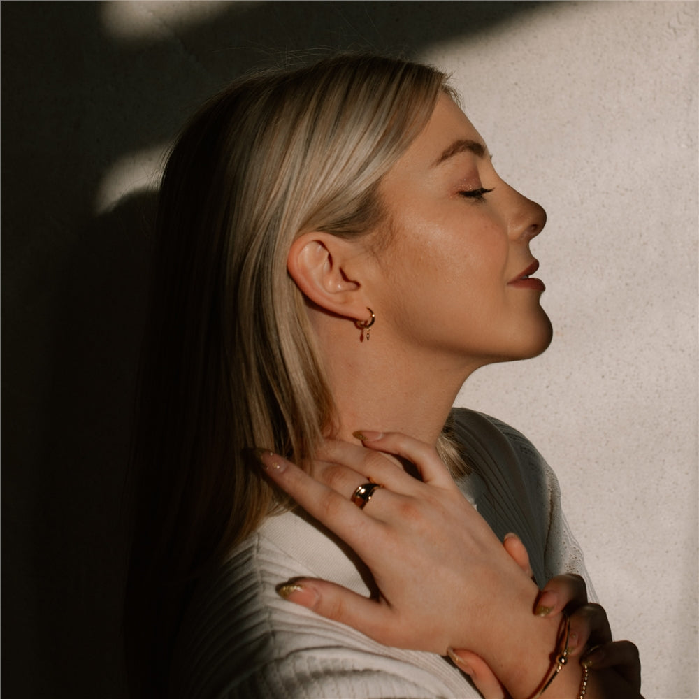 Seek + Find Wonder Gold Drop Earrings