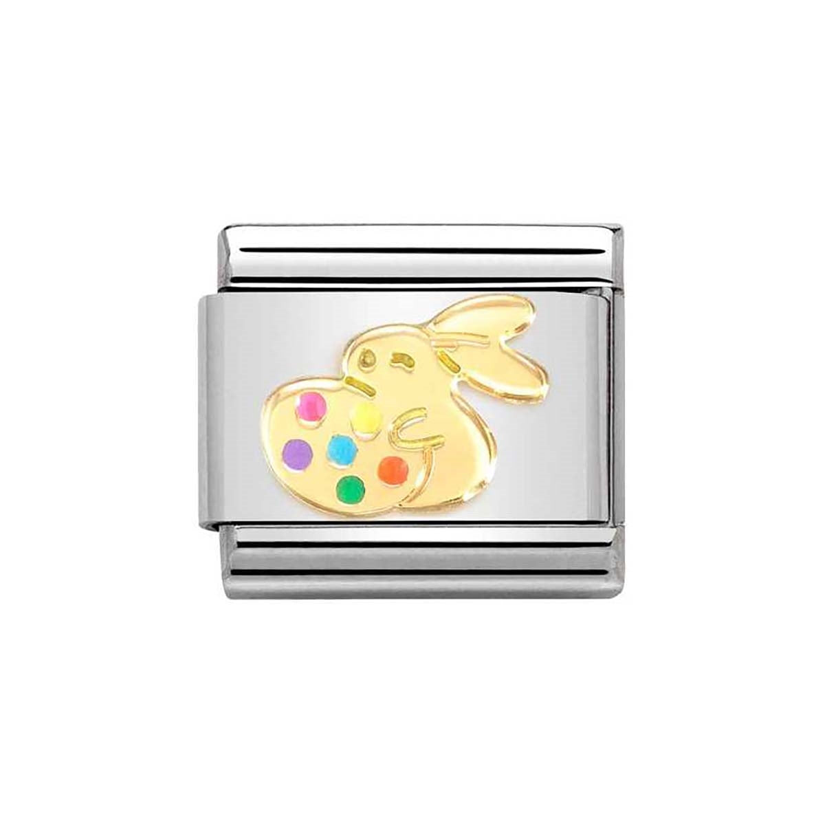 Nomination Easter Rabbit with egg charm
