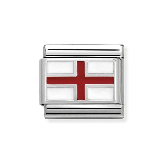 Nomination Silver England Flag