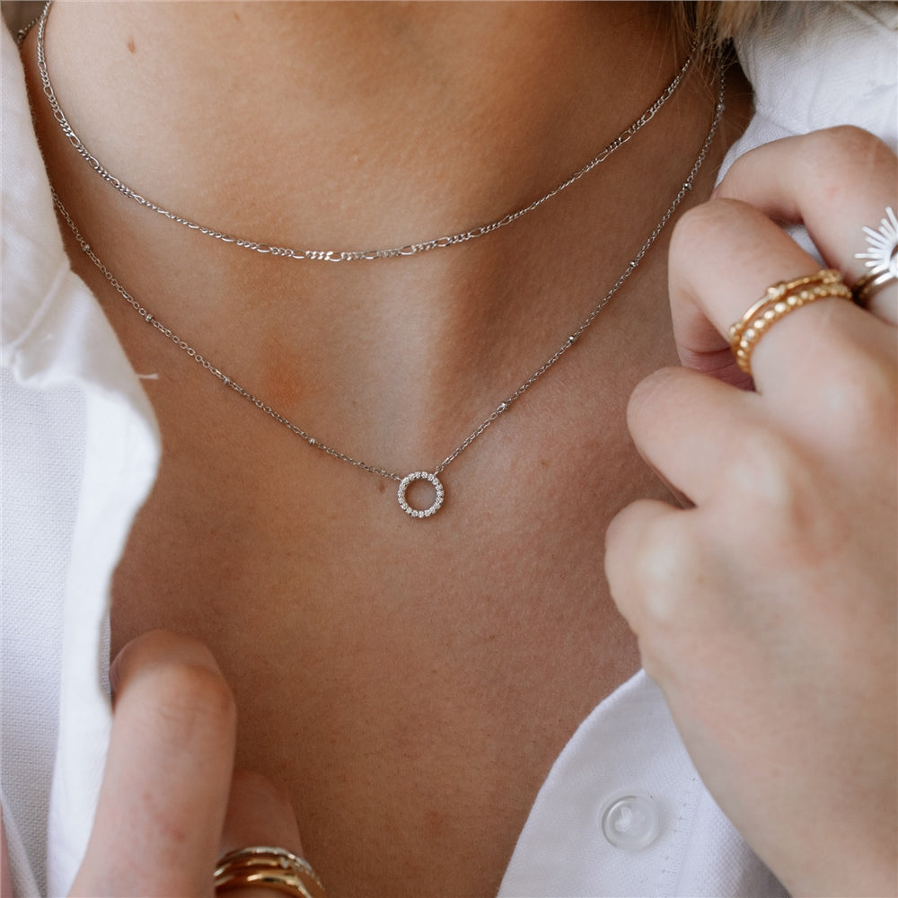 Seek + Find Hope Silver Necklace