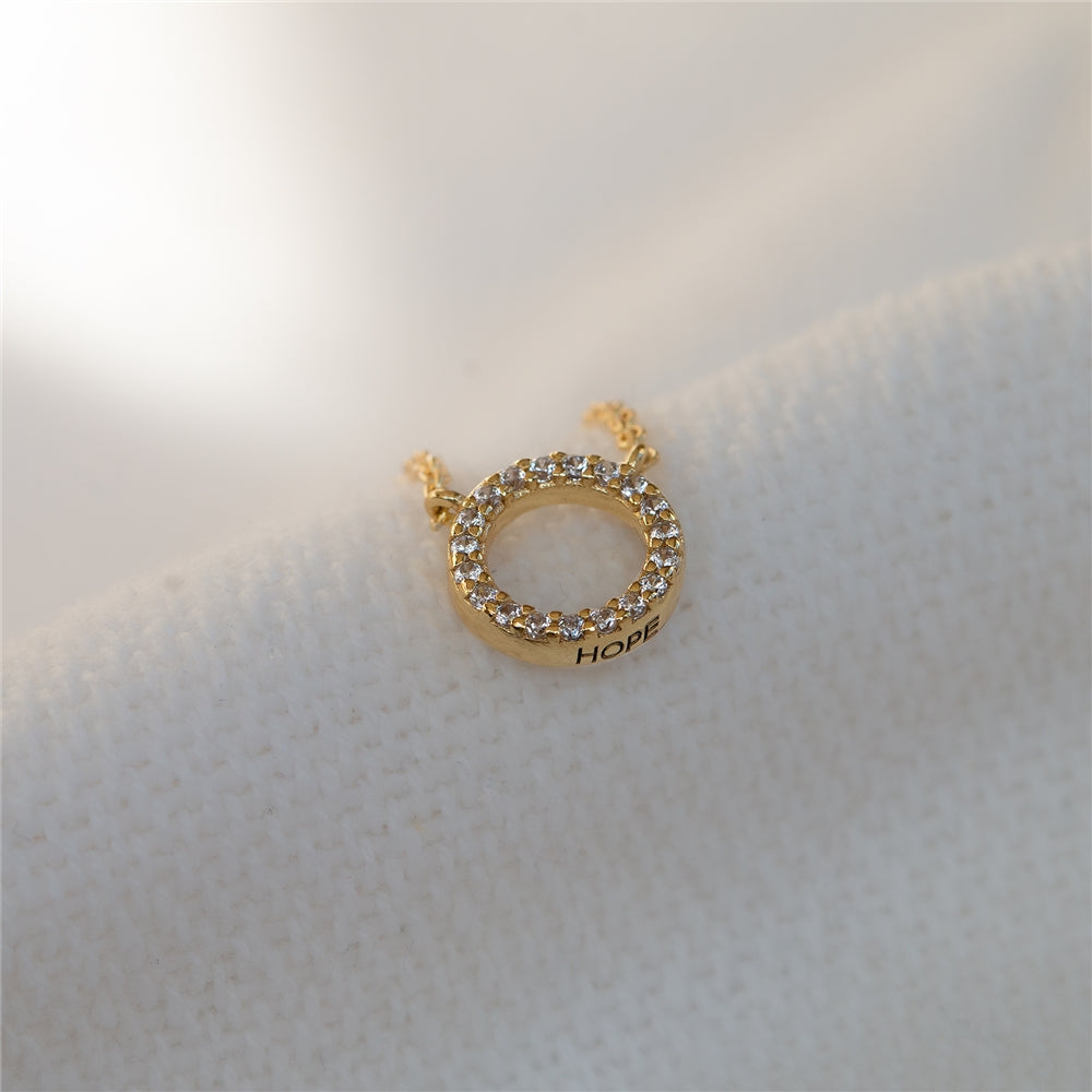 Seek + Find Hope Silver Necklace