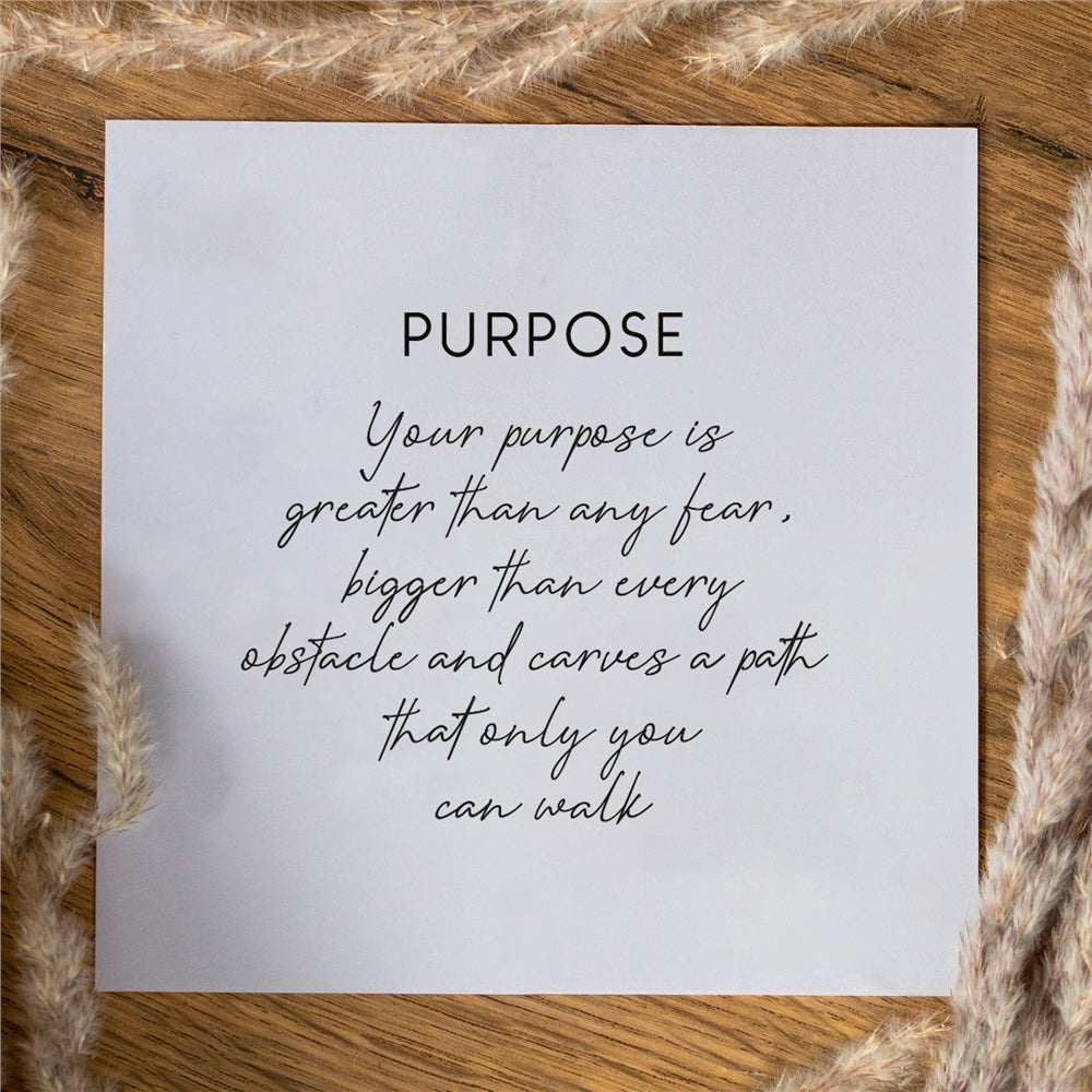 Seek + Find Purpose Silver Hoops