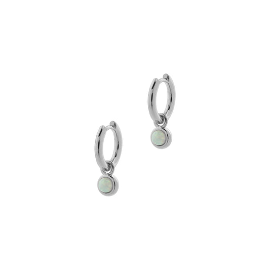 Seek + Find Purpose Silver Hoops