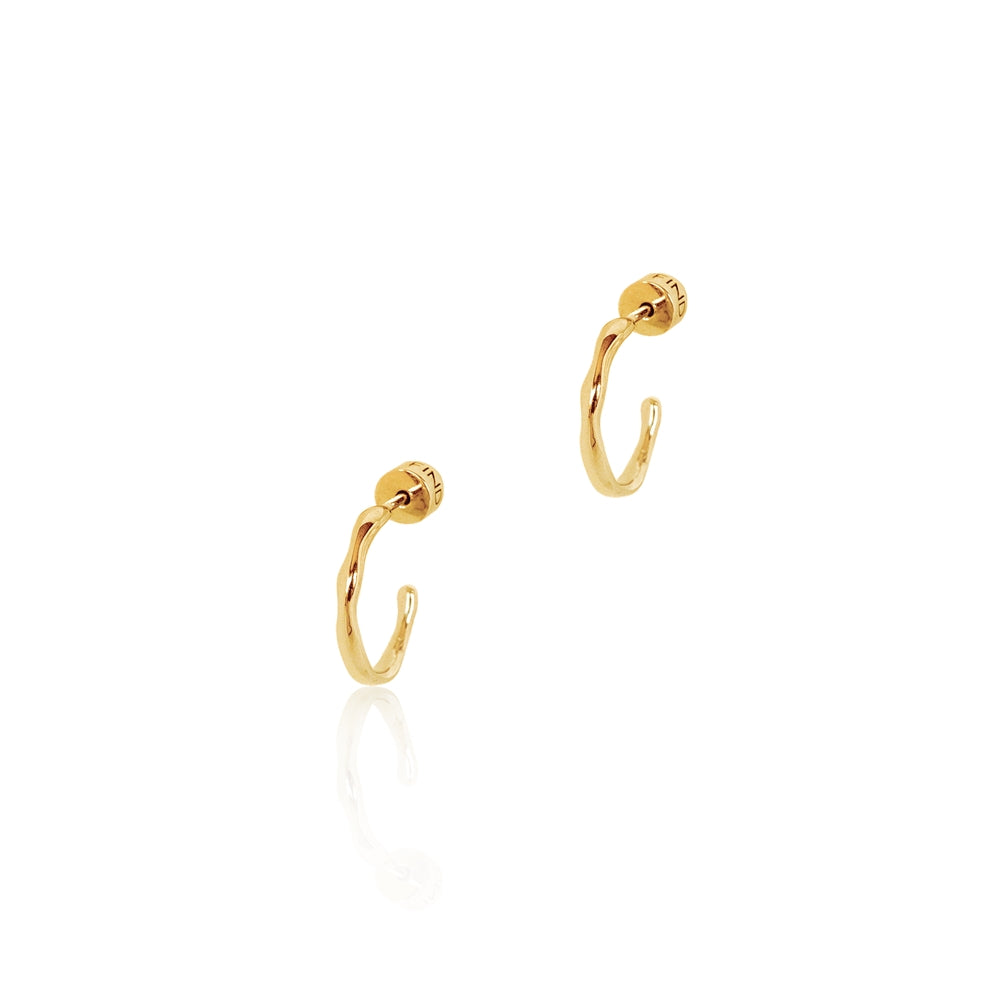 Seek + Find True Gold Hoops