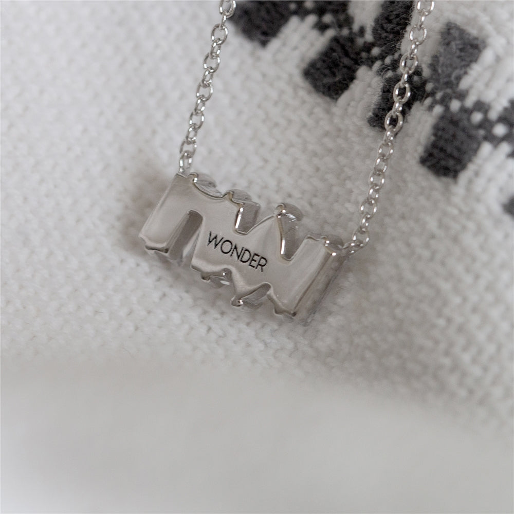 Seek + Find Wonder Silver Necklace