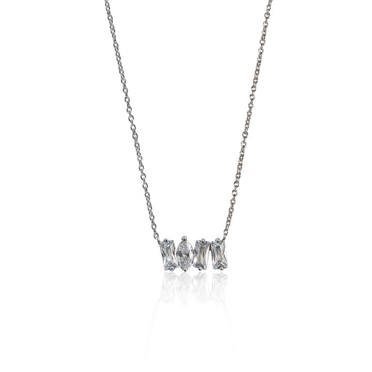 Seek + Find Wonder Silver Necklace