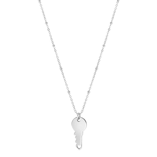 Nomination Semper Con Me Engravable Wind Rose Key Necklace
