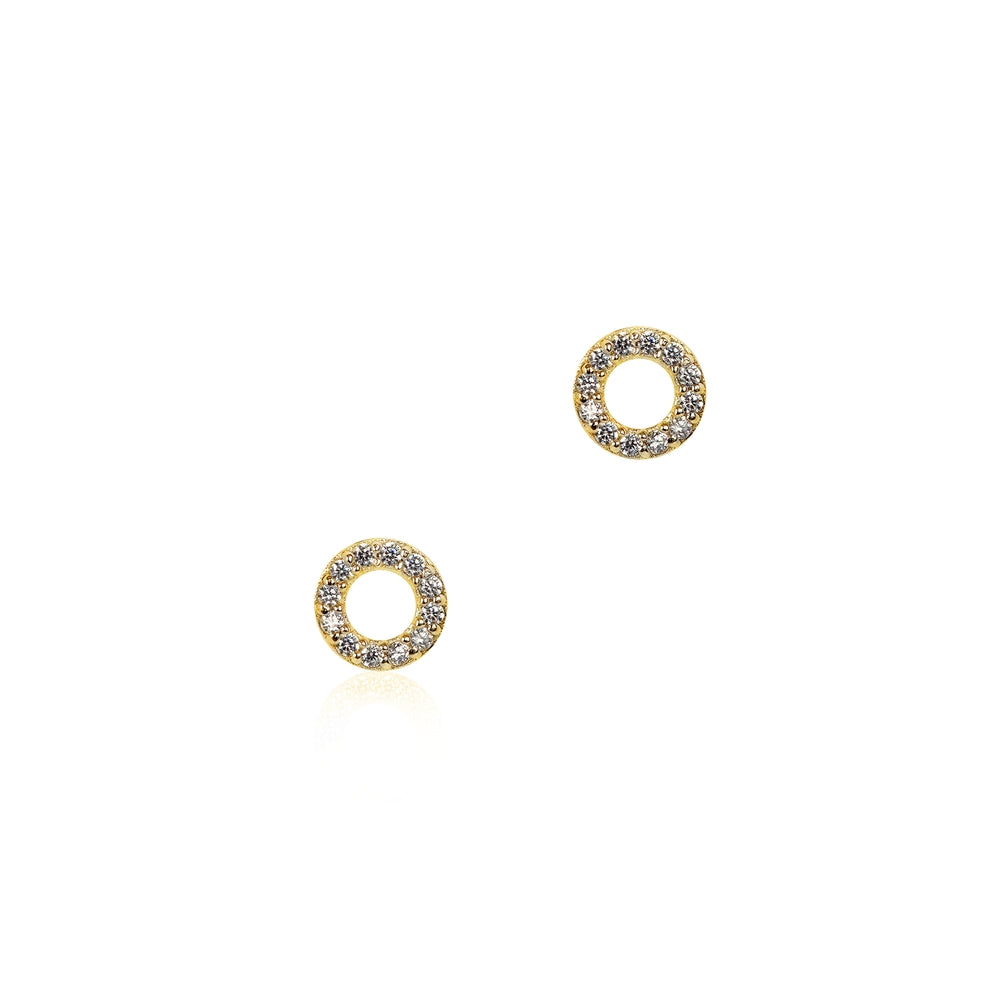 Seek + Find Hope Gold Studs
