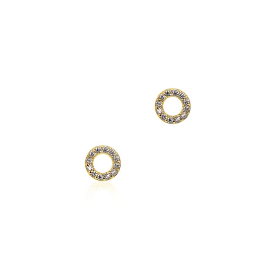 Seek + Find Hope Gold Studs