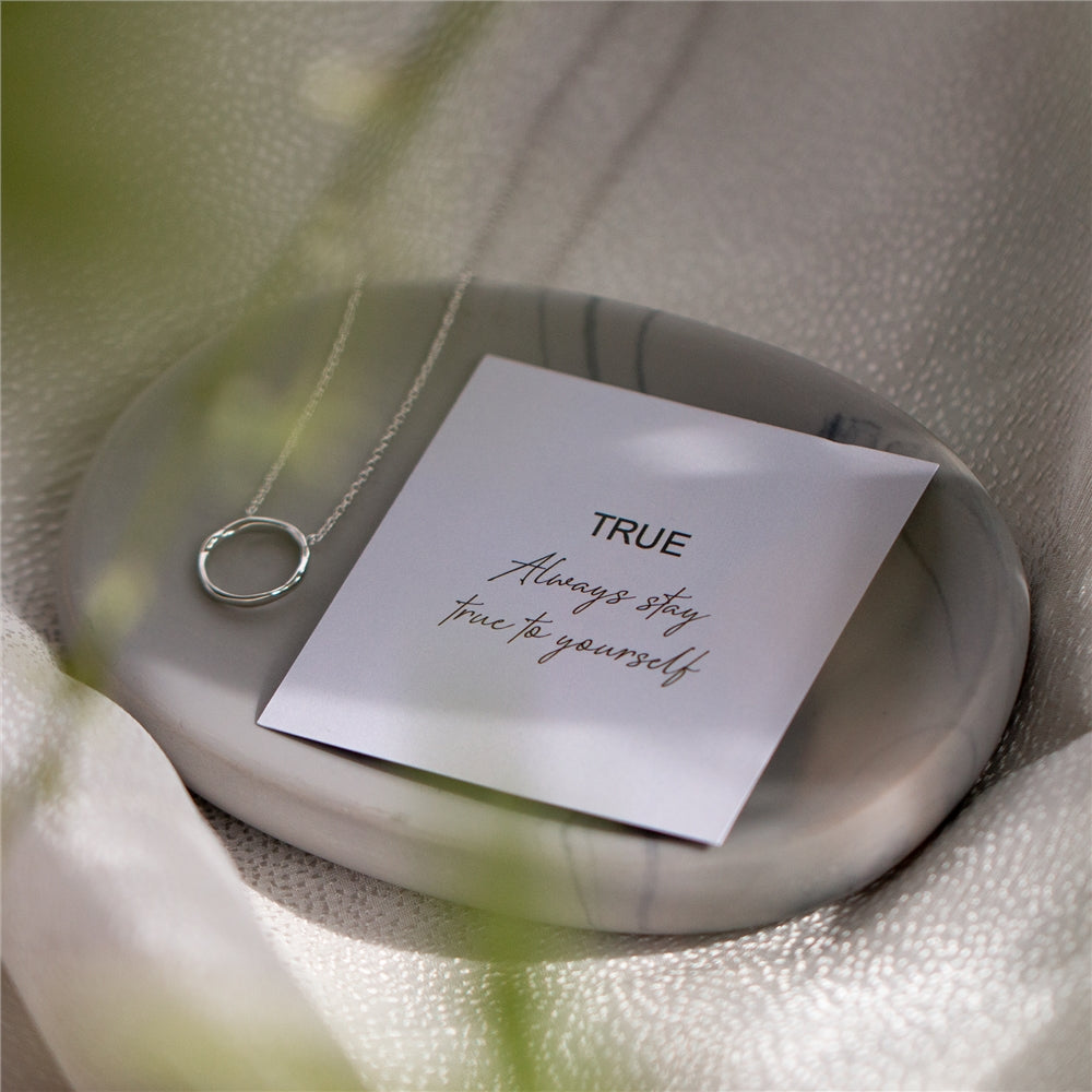 Seek + Find True Necklace Silver