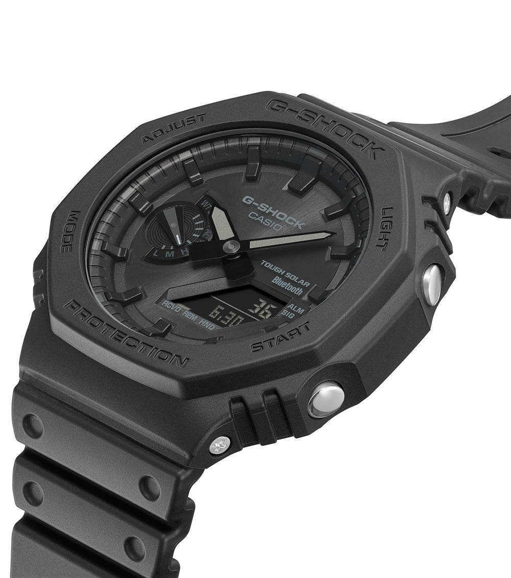 Casio G-Shock GA-B2100-1A1ER All Black Bluetooth Solar Combination Watch