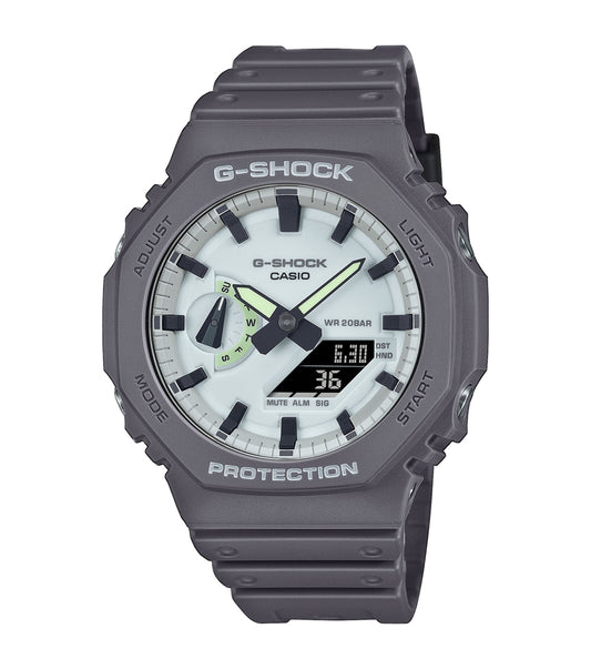 Casio G-Shock GA-2100HD-8AER Grey Resin Strap Combination Watch