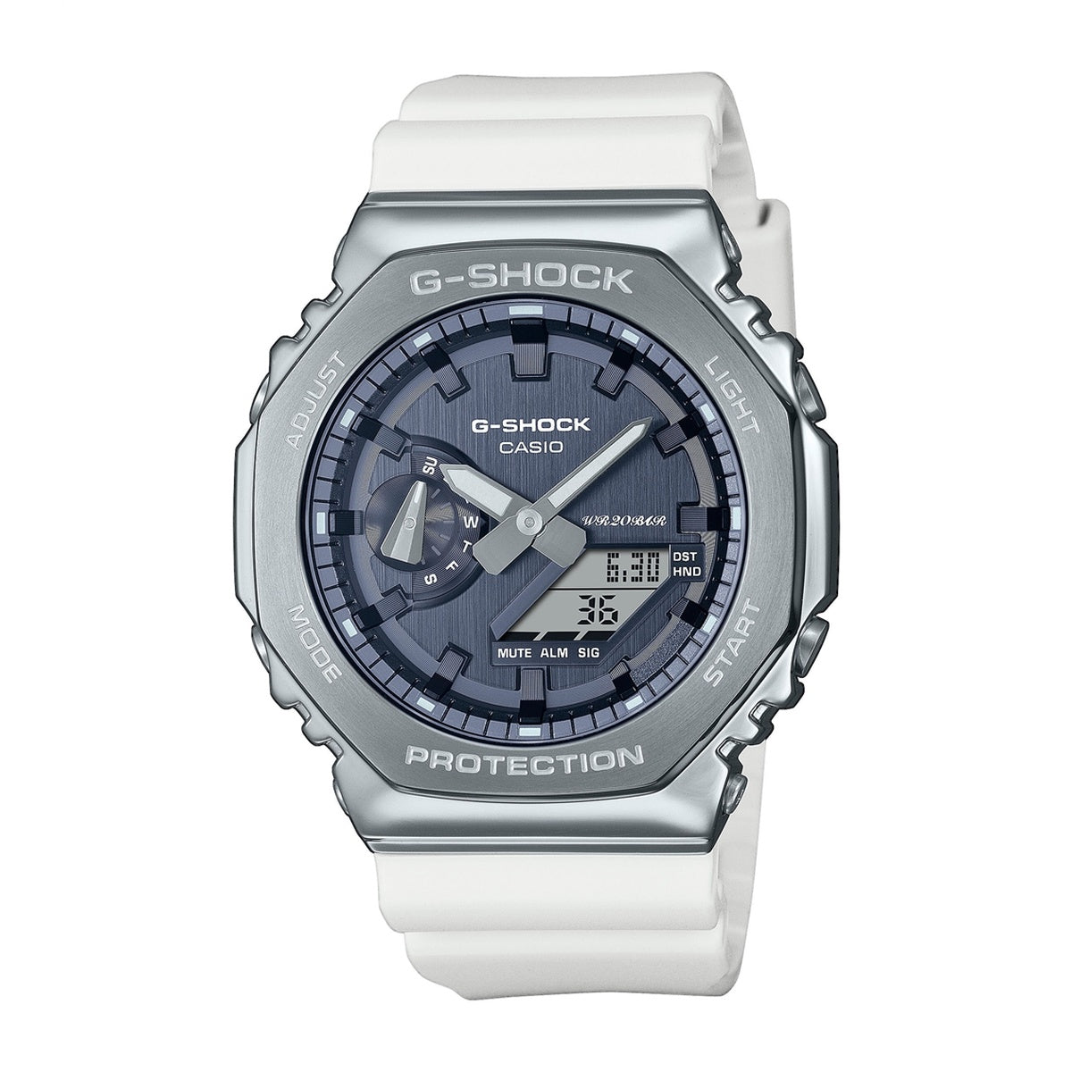 Casio G-Shock GM-2100WS-7AER Precious Heart White Resin Strap Watch