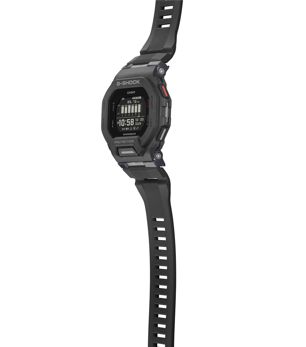 Casio G-Shock GBD-200-1ER G-SQUAD Steptracker Black Resin Strap Watch