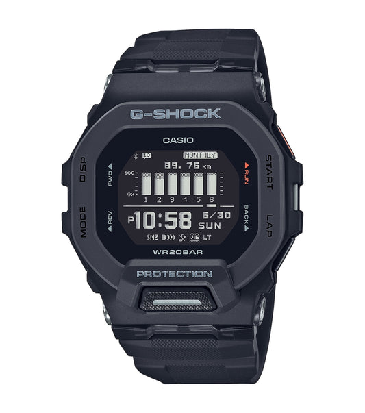 Casio G-Shock GBD-200-1ER G-SQUAD Steptracker Black Resin Strap Watch