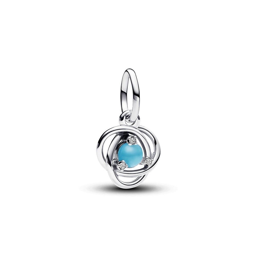 Pandora December Birthstone Eternity Circle Dangle Charm
