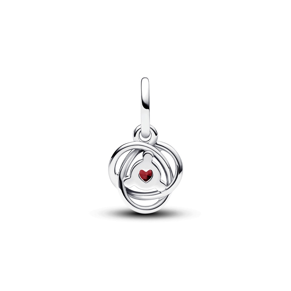 Pandora January Birthstone Eternity Circle Dangle Charm