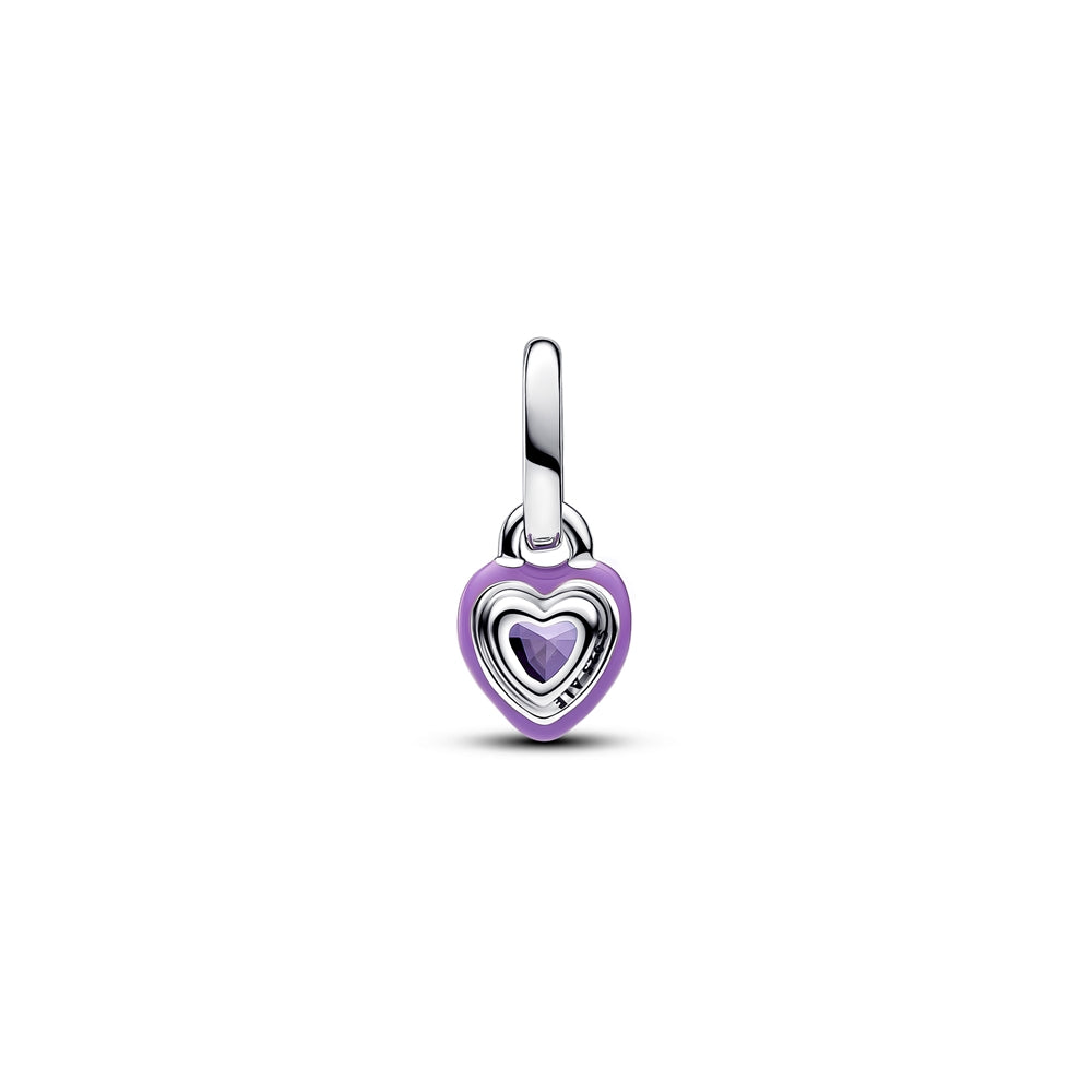 Pandora ME Purple Chakra Heart Mini Dangle Charm