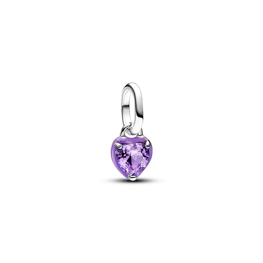 Pandora ME Purple Chakra Heart Mini Dangle Charm