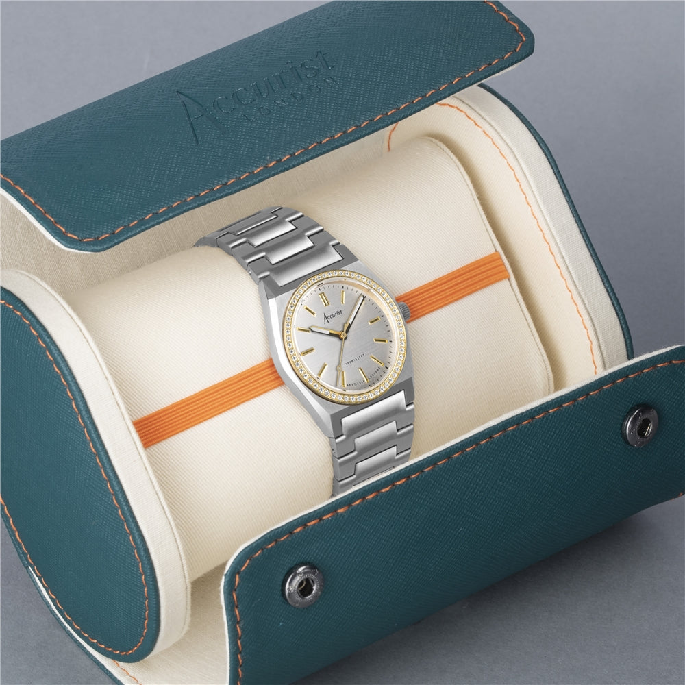 Accurist Women's Two Tone Silver Dial Watch