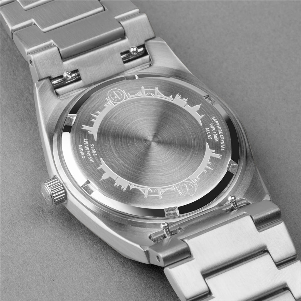 Accurist Women's Origin Rainbow Stone Set Silver Watch
