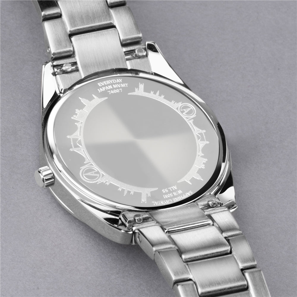 Accurist Unisex Everyday Green Dial Silver Watch