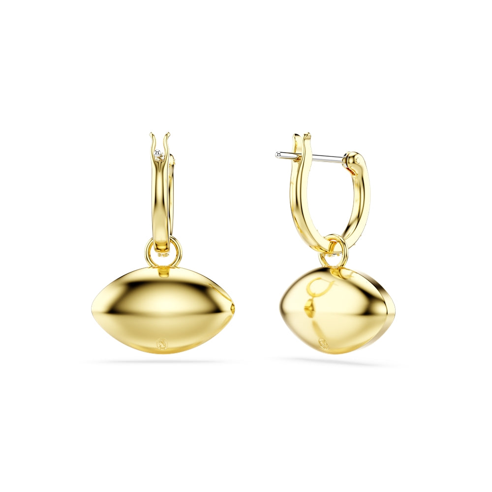 Swarovski Symbolica Gold Blue Crystal Evil Eye Drop Earrings