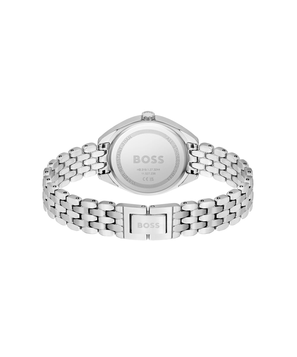 Boss Mae Crystal Silver Watch