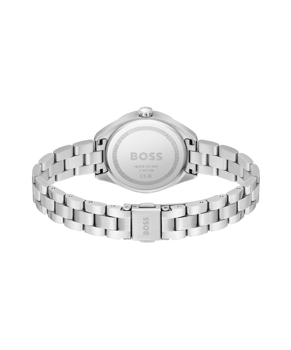 Boss Silver + Rose Gold Sage Watch
