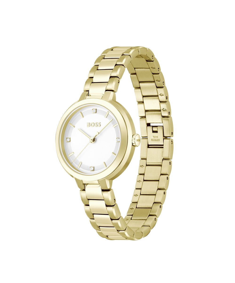 Boss Sena Gold Bracelet Watch