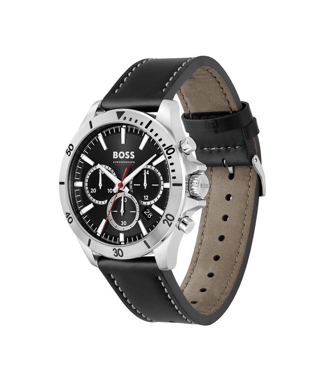 Boss Sports Lux Black Chronograph Watch