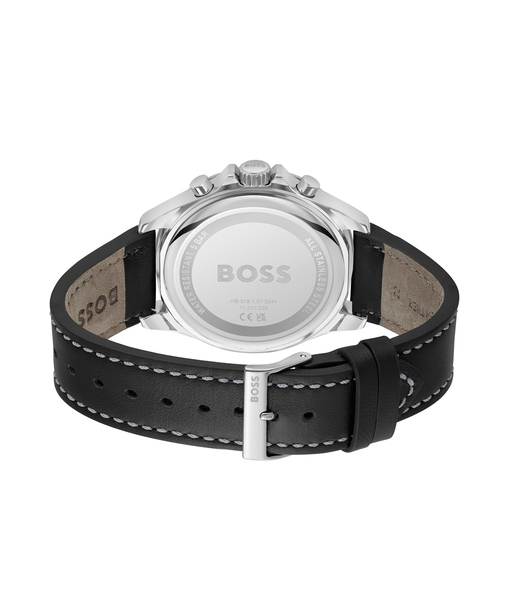 Boss Sports Lux Black Chronograph Watch
