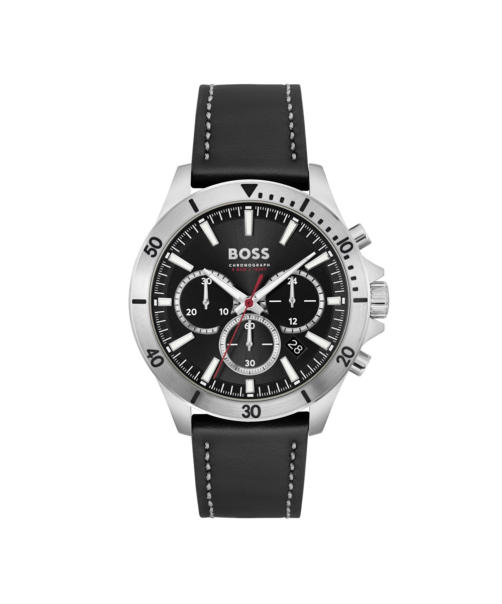 Boss Sports Lux Black Chronograph Watch