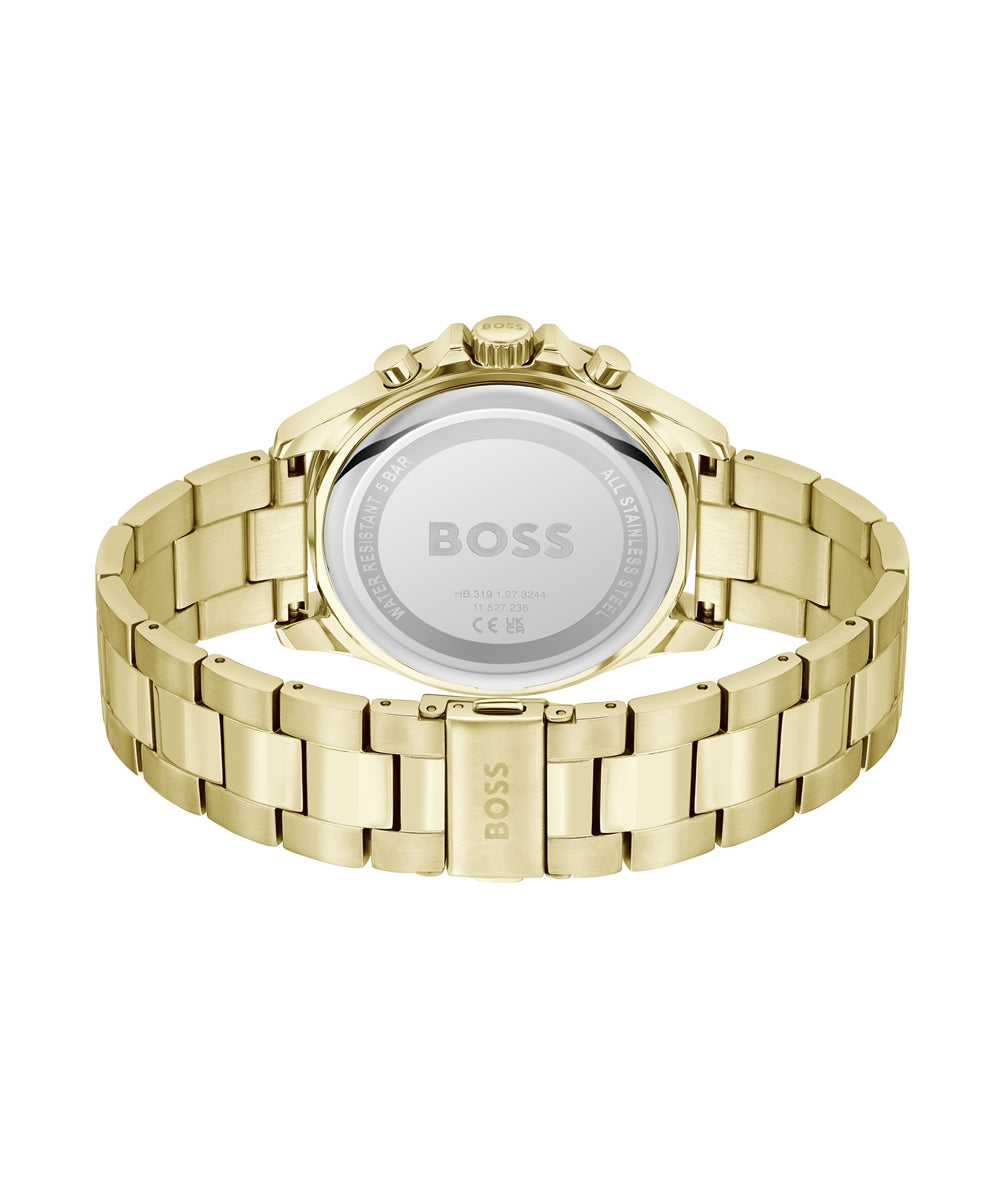 Boss Sports Lux Troper Gold Chronograph Watch