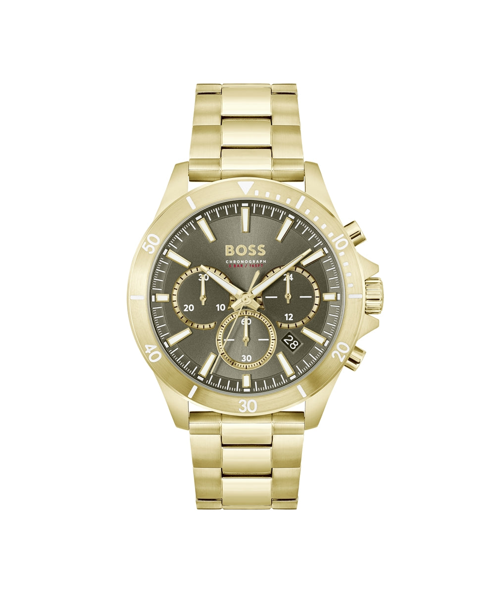 Boss Sports Lux Troper Gold Chronograph Watch