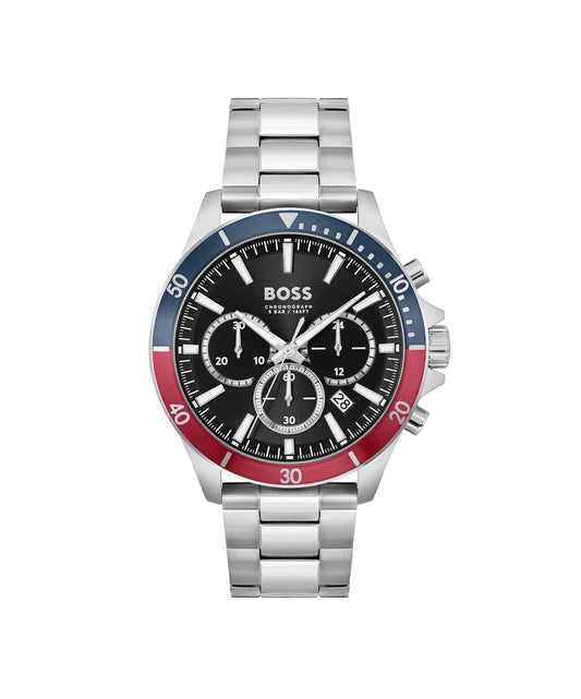 Boss Troper Red Blue Chronograph Watch