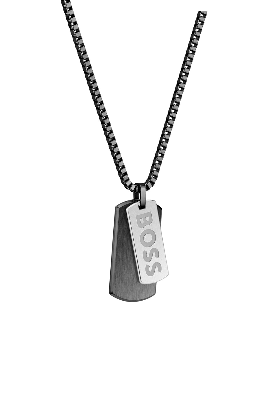 Boss Devon Black IP Necklace